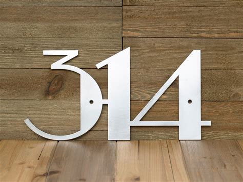 metal house numbers on wooden plaque|6 inch metal house numbers.